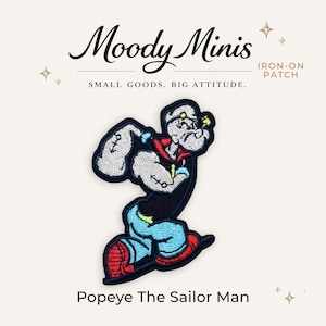 Popeye The Sailor Man Embroidered Patch