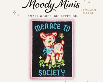 Menace to Society Cutie Embroidered Patch