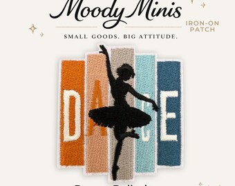 Dance Ballerina Embroidered Patch