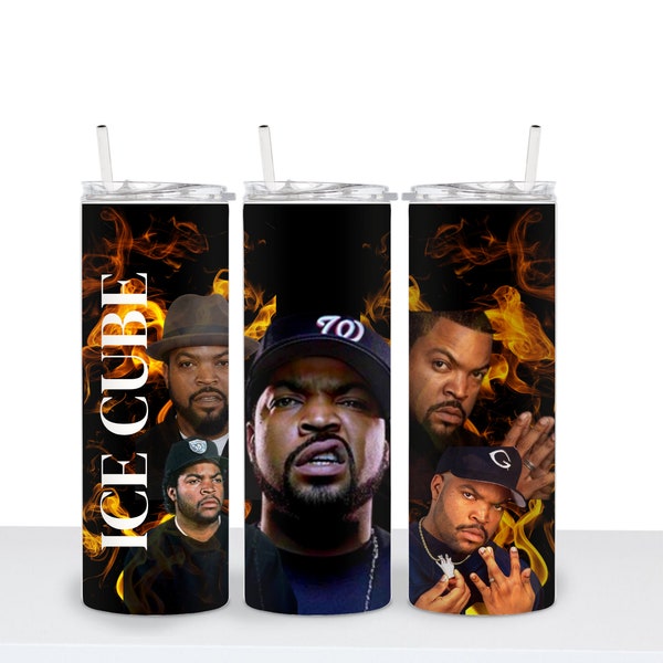 ICE CUBE Tumbler Wrap | Digital File Only | PNG | Commerical or Personal Use