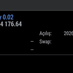 May include: A digital trading interface displaying a XAUUSD buy position of 0.02 with a current value of 35.84. The screen shows price movement from 4 158.72 to 4 176.64, order number #432848624, and an opening date of 2026.06.19 at 11:00:04.