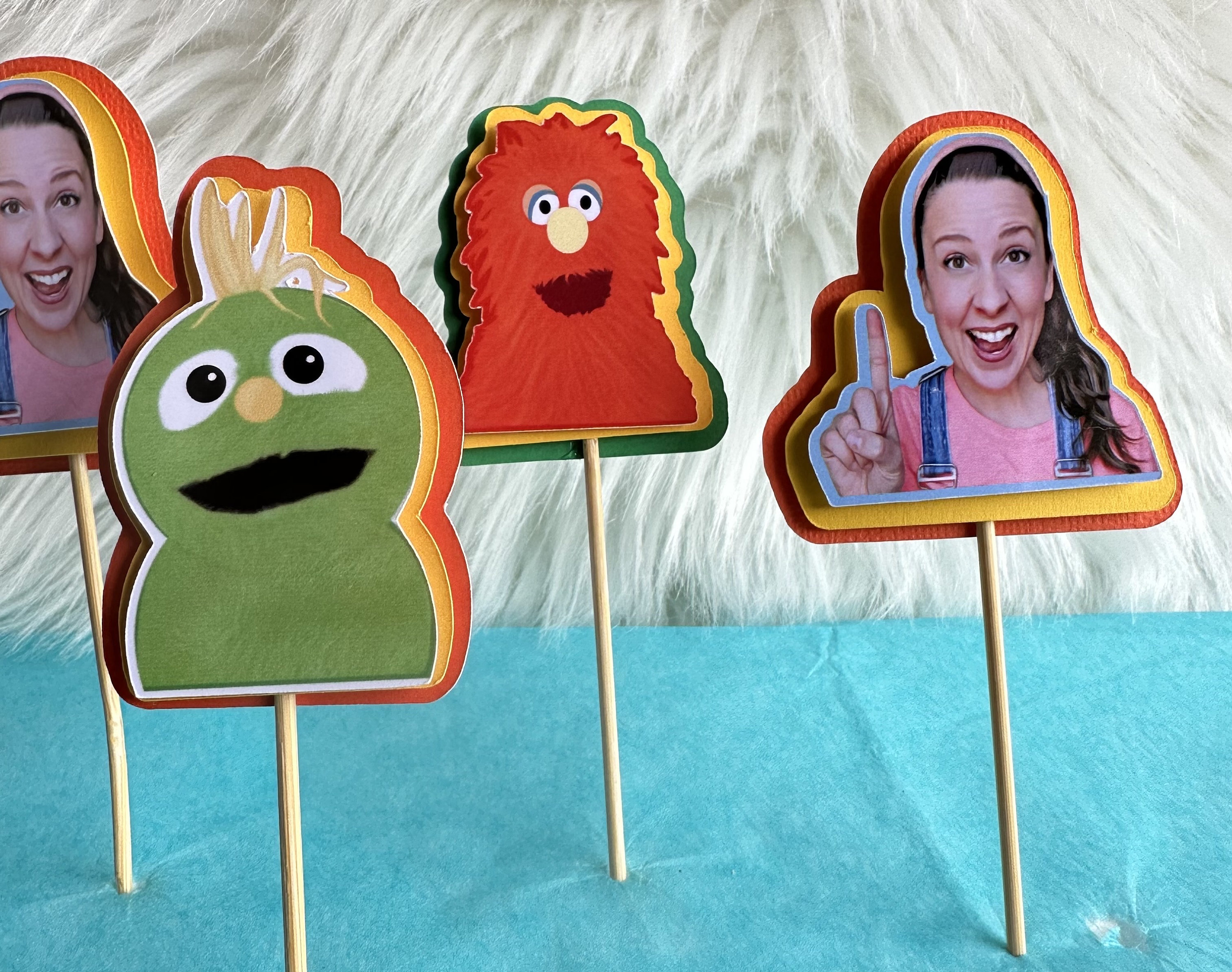 Ms Rachel Custom Herbie Cupcake Toppers / Custom Etsy