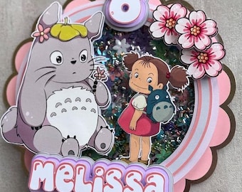 Custom Totoro Cake Topper: Personalized Anime Decoration