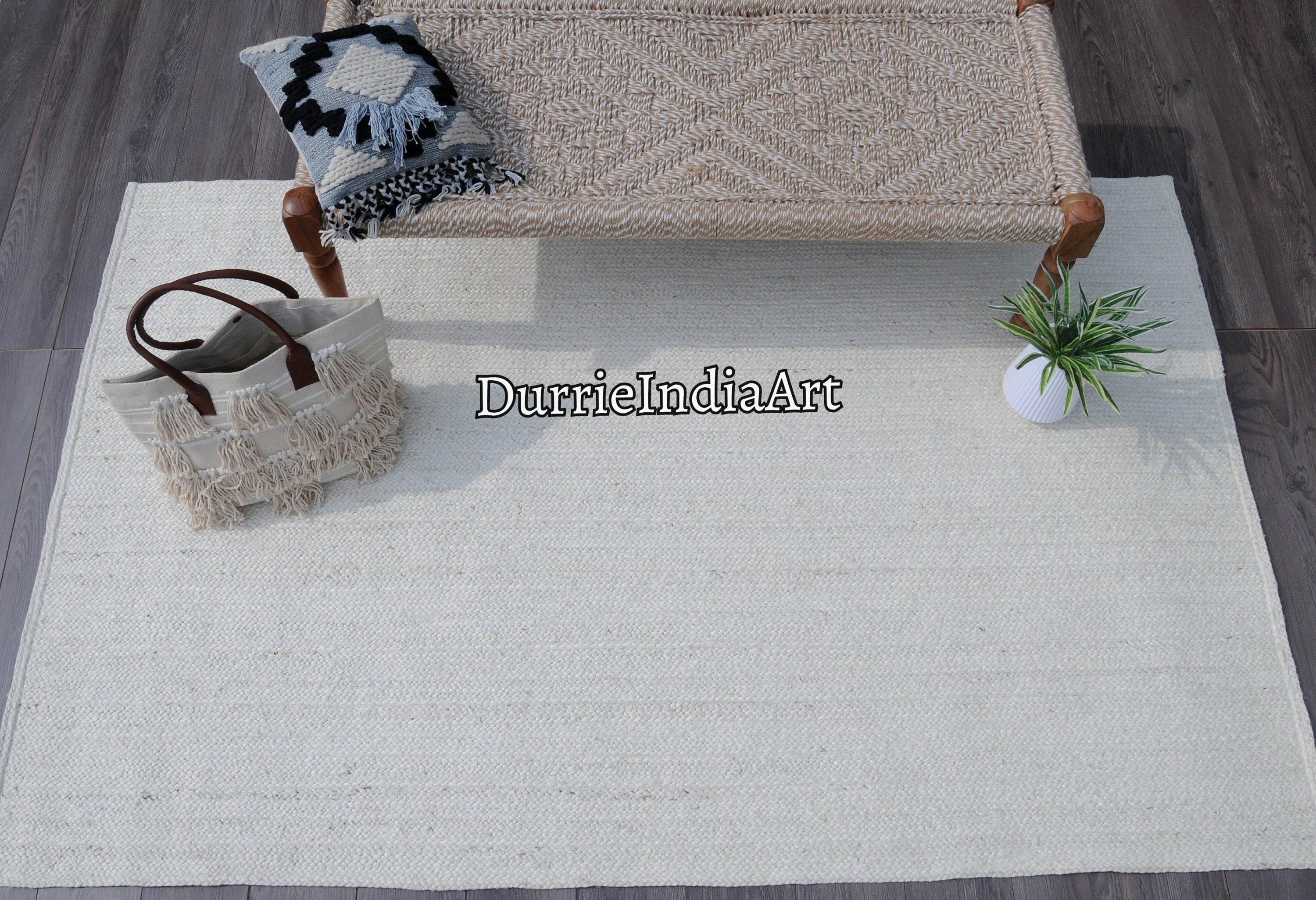 Custom Braided Rectangle Rug 5x8 6x9 8x10 9x12 Handmade Jute Braided Rectangle Rug Large Area Rug ...