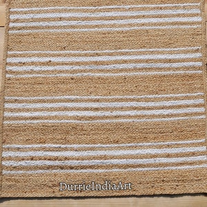 Area Rug 8x10, Jute Rug, Natural Fiber, Jute Runner, Braided Jute Rug, Handmade Jute Rug, Natural Fiber Rug, Boho Jute Rug, Jute Floor Mat