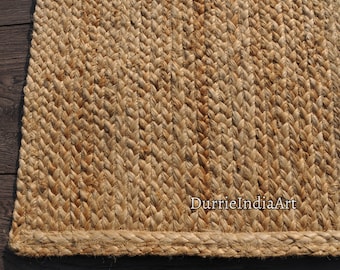 Handmade Jute Rug, Jute Braided Rug, Natural Rug, Bohemian Rug, Jute Area Rug, Jute Woven Rug , Large Area Rug, Eco Friendly Rug