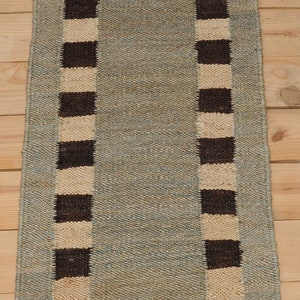 Hand Loomed Natural Jute Runner/Rug, Braided Jute Runner, Large Area Jute Rug, Custom Size Vintage Rug, Decorative Rugs,Boho Rug
