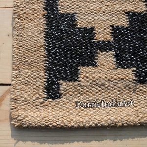 Handmade Rug-Natural Jute Runner Rug Hallway Rug Stair Rug Custom Size Rug Kitchen Rug Handwoven Rug Vintage Rug Bohemian Rug Area Hemp Rug