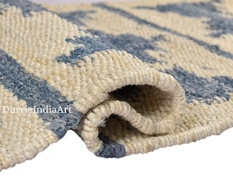 Hand Loomed Natural Jute Hemp Runner/Rug, Braided Jute Runner, Large Area Jute Rug, Custom Size Vintage Rug, Decorative Rugs, Boho Rug