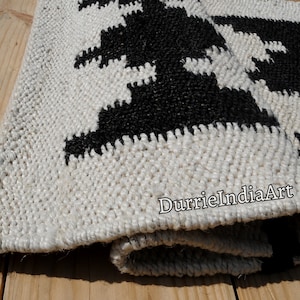 2x5, 2x6, 2x10, 2x20 Ft Striped Handmade Tufted Hemp Area Rug Hemp Jute Runner Rug Handloomed Rug, Large Size Hemp Runner