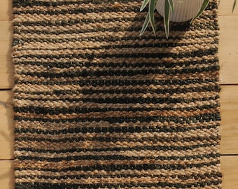 Handmade Hemp Jute Rug, Natural Fiber Rug, Home Décor Hemp Rug, Custom Size Hemp Rug, Indoor Outdoor Rug, Natural Fiber Rug