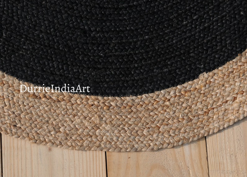 Jute Rug, Round Jute Rug, Hand Braided Rug, Custom Size Rug, Jute Rug
