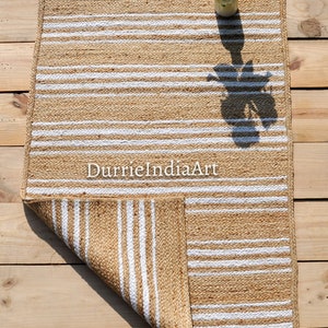 Area Rug 8x10, Jute Rug, Natural Fiber, Jute Runner, Braided Jute Rug, Handmade Jute Rug, Natural Fiber Rug, Boho Jute Rug, Jute Floor Mat