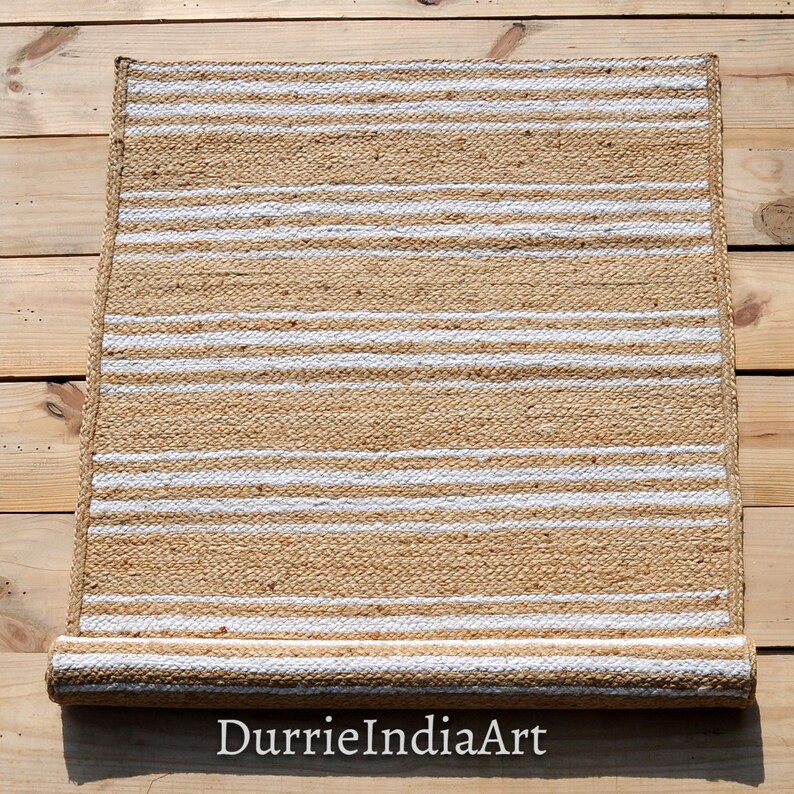 Area Rug 8x10, Jute Rug, Natural Fiber, Jute Runner, Braided Jute Rug, Handmade Jute Rug, Natural Fiber Rug, Boho Jute Rug, Jute Floor Mat