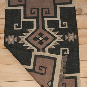 Wool Jute Kilim Rug, Handwoven, Kilim Jute Rug, Flatweave Rug, Bohemian Rug, Indian Dhurrie Rug, Navajo Kilim Rug, Custom Rug