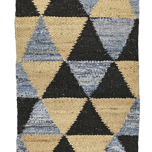 Striped Handmade Tufted Hemp Area Rug Hemp Jute Runner Rug hand loomed Rug Bohemian Vintage Large Area Rug For Décor Hemp Jute Rug