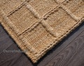 Handwoven Hemp Rug Dhurrie, Natural Jute Hemp Hand Braided Rug, Hemp Jute Rug, Jute Bed Side Rug, Jute Area Runner, Traditional, Natural