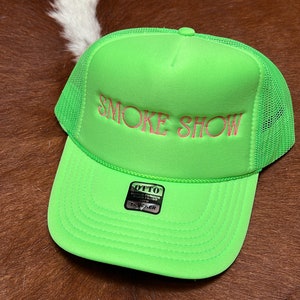 Smoke Show Embroidered Foam Trucker Hat