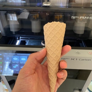 Eiswaffel für die Wand für die persönliche Eisdiele oder die Küche als Accessoire