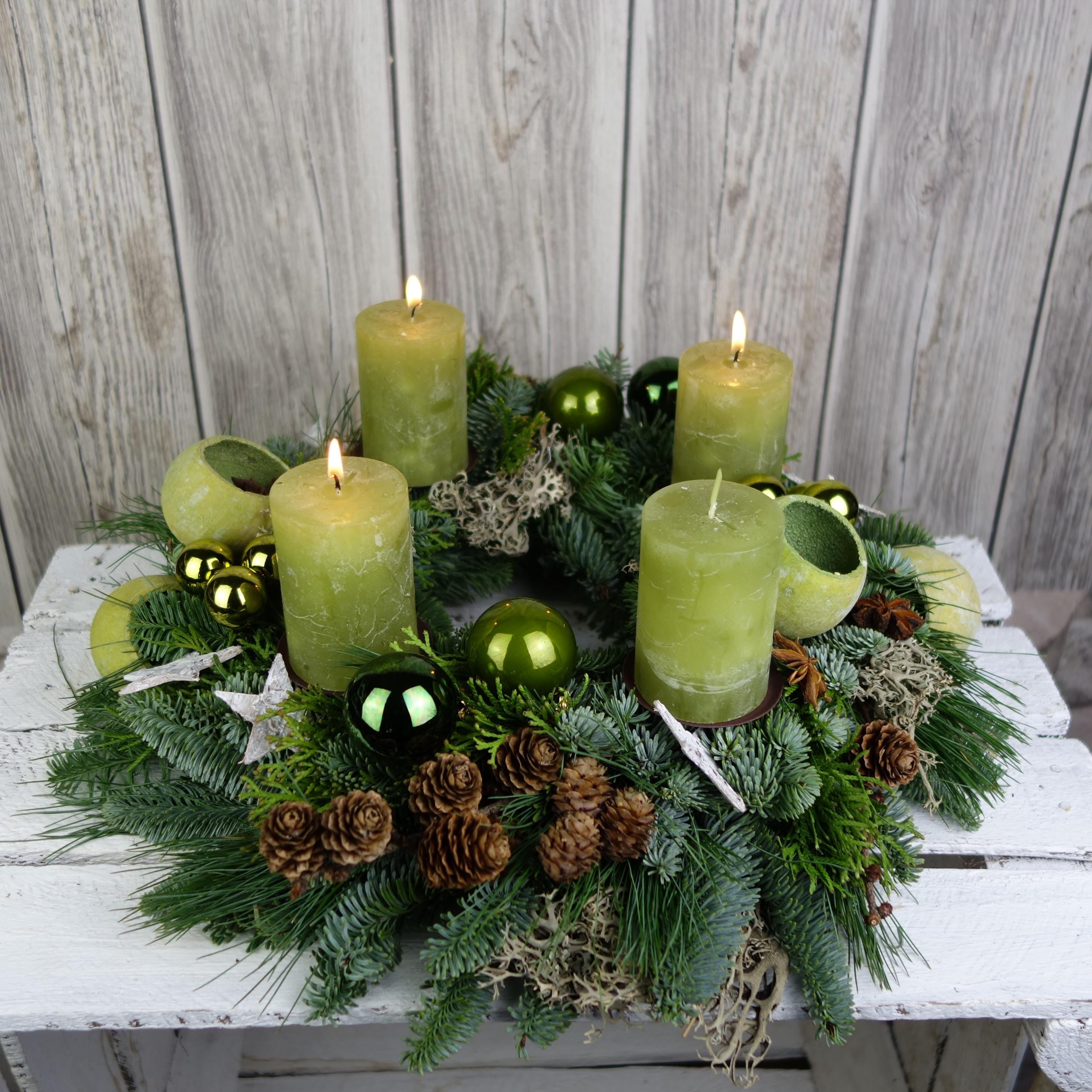 Adventskranz lang