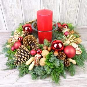 Adventskranz holz alt