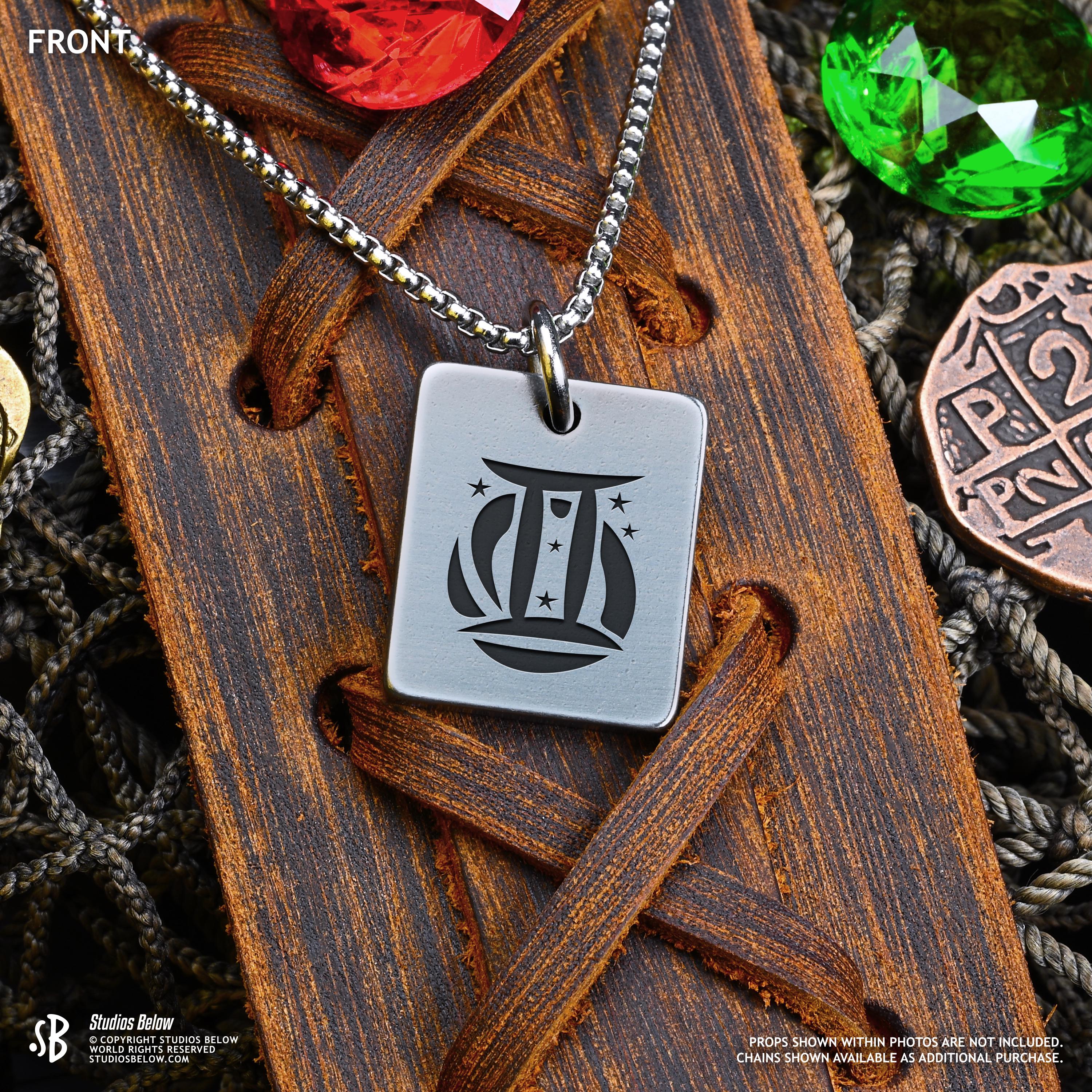 Pendentif Argent Zodiaque Gemeaux Diam. 12mm Ref. 37404