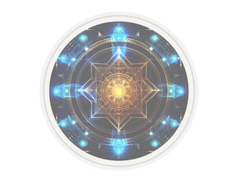 Archangels Protection Sticker: Sacred Geometry, EMF Shield