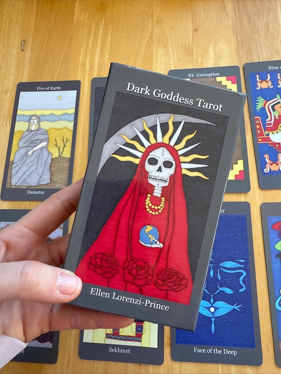 Dark Goddess Tarot by Ellen Lorenzi-prince 2013 OOP - Etsy