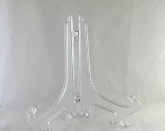 Display easel for plates, plate display stand