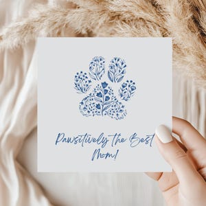Benutzerdefinierte Hundemuttertagskarte, Muttertag vom Hund, Hundemama-Tageskarte, Hundemama-Muttertag, Muttertagsgeschenk von den Hunden