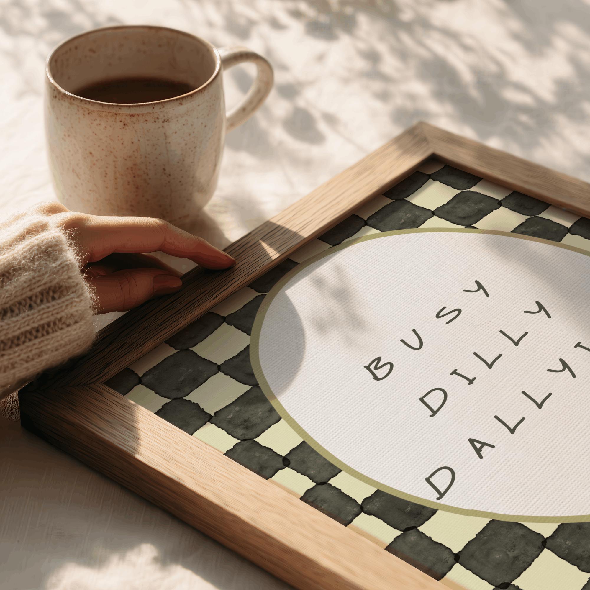 Busy Dilly Dallying Wall Art, Kids Playroom Decor, Kids Room Wall Art ...