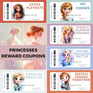 Editable Kids Reward Coupon Printable, Reward Coupon Booklet, Birthday Coupon Book, Reward Vouchers for Toddlers, Reward Tickets