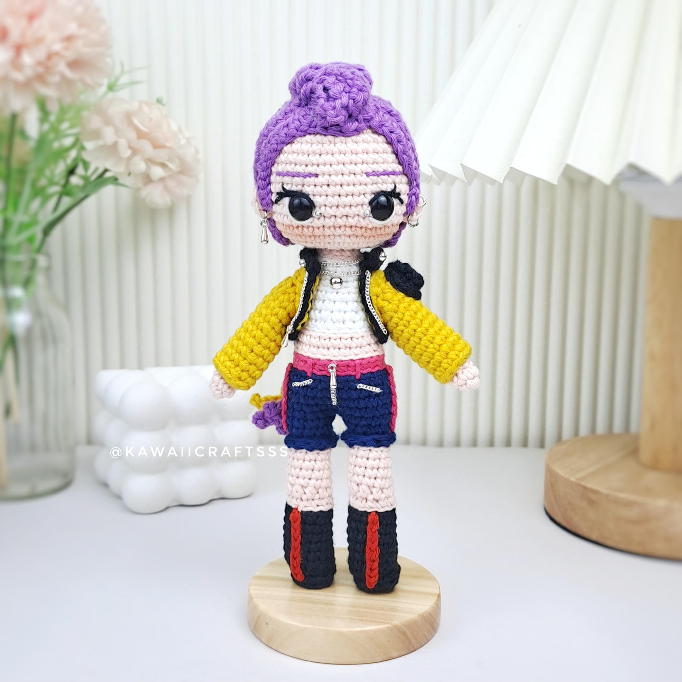 Kpop Girl Amigurumi Plush, Handmade Crochet Doll - Etsy Israel