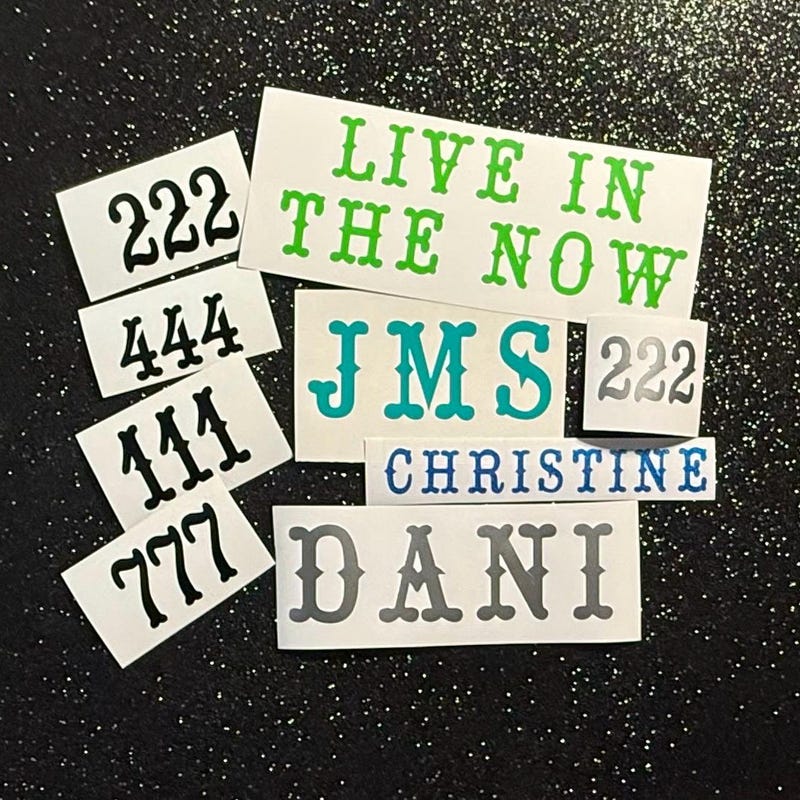 Western Font Custom Decal - Etsy