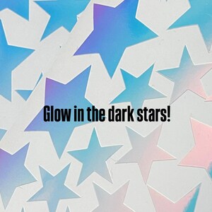 Glow in the Dark Star Stickers, Glowing Stars for Ceiling Wall Decor ...