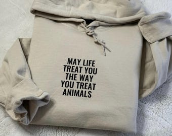 Funny Animal Saying Hoodie, Sweatshirts About Animals, Adult Humor Crewneck, Gift for Dog Mom Dad, Dog Lover Clothing