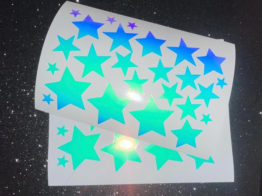 Mixed Size Glow in the Dark Star Stickers • Glowing Stars for Ceiling ...