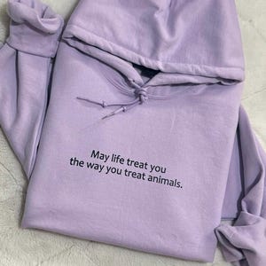 Animal Lover Hoodie • Dog Mom Gift • Sarcastic Animal Activist Hoodie • Funny Animal Anti-Cruelty Hoodie • Animal Liberation Hoodie