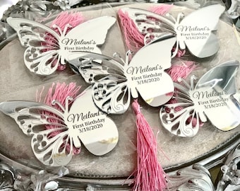 Butterfly Mirror Magnet, Butterfly Favors, Welcoming Favors, Quinceanera Favor, Sweet 16 Favors, Mis 15, Wedding Favors, Bridesmaid Gift