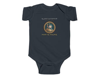 Body de bebé con estampado de caca en el pañal / Body divertido para bebés gamers / Regalo para baby shower de rol / Conjunto para bebés geeks / Regalo para recién nacidos nerds