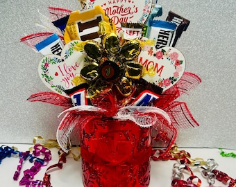 Deluxe Mothers day candy bouquet-gift box-chocolate gift for grandmother-sister-aunt-friend