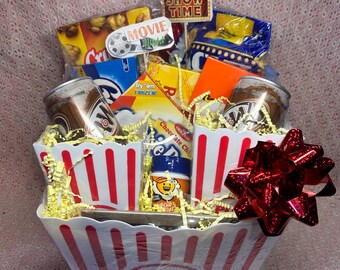 Movie Night Family Gift Basket - Etsy