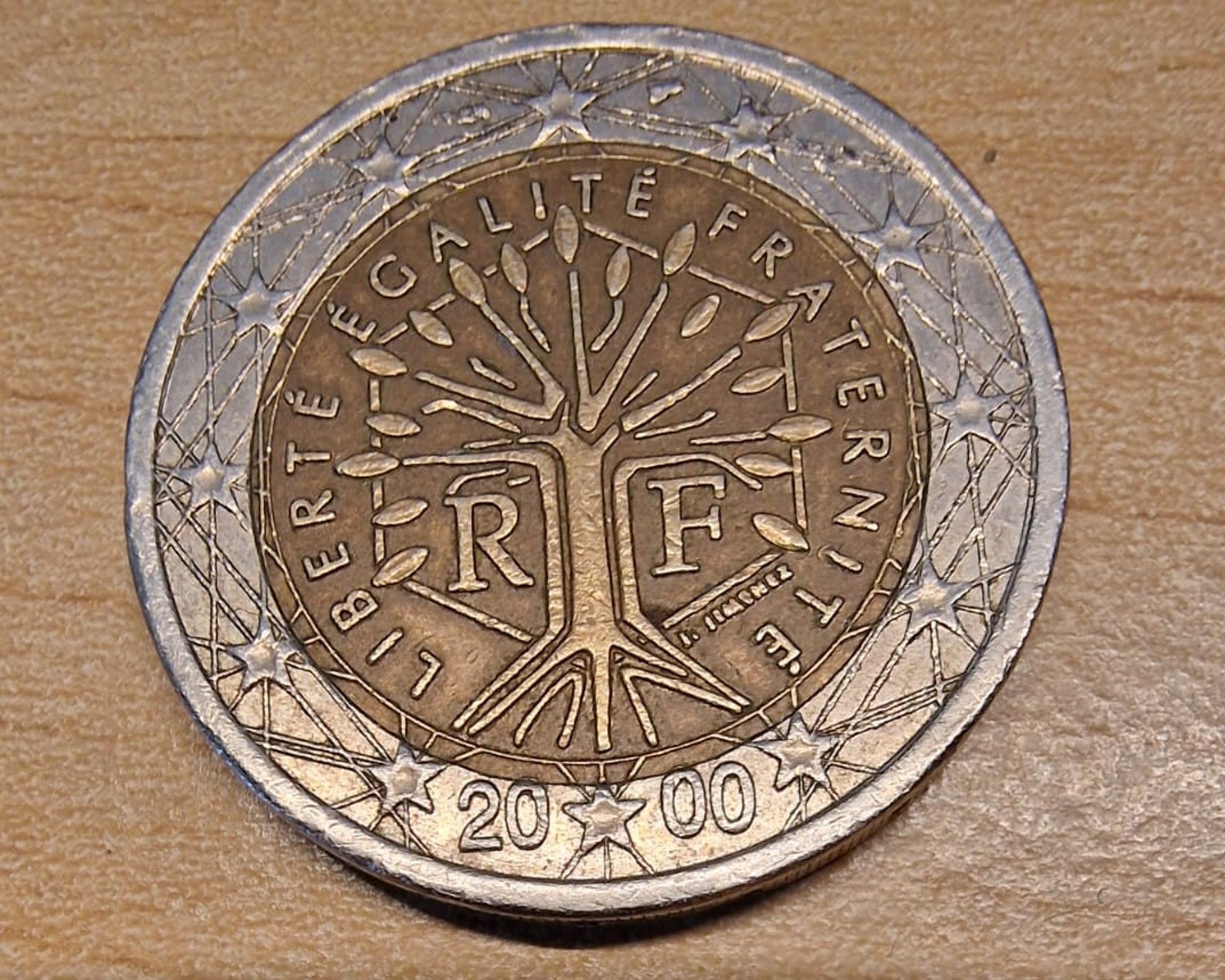 Pice De 2 Euros Avec Un Arbre Valeur