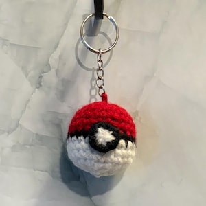 Pokeball keychain