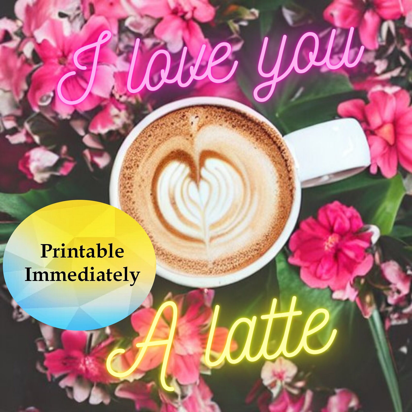 4 Printable Food Pun Art for Your Decorations or Shirts "i Love You a ...