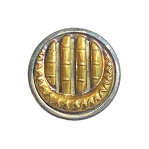 Antique Object Picture Button, Stylized Claw