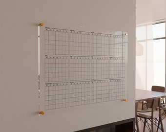 Acrylic Annual Calendar - Plan Your Year in Advance with Ease