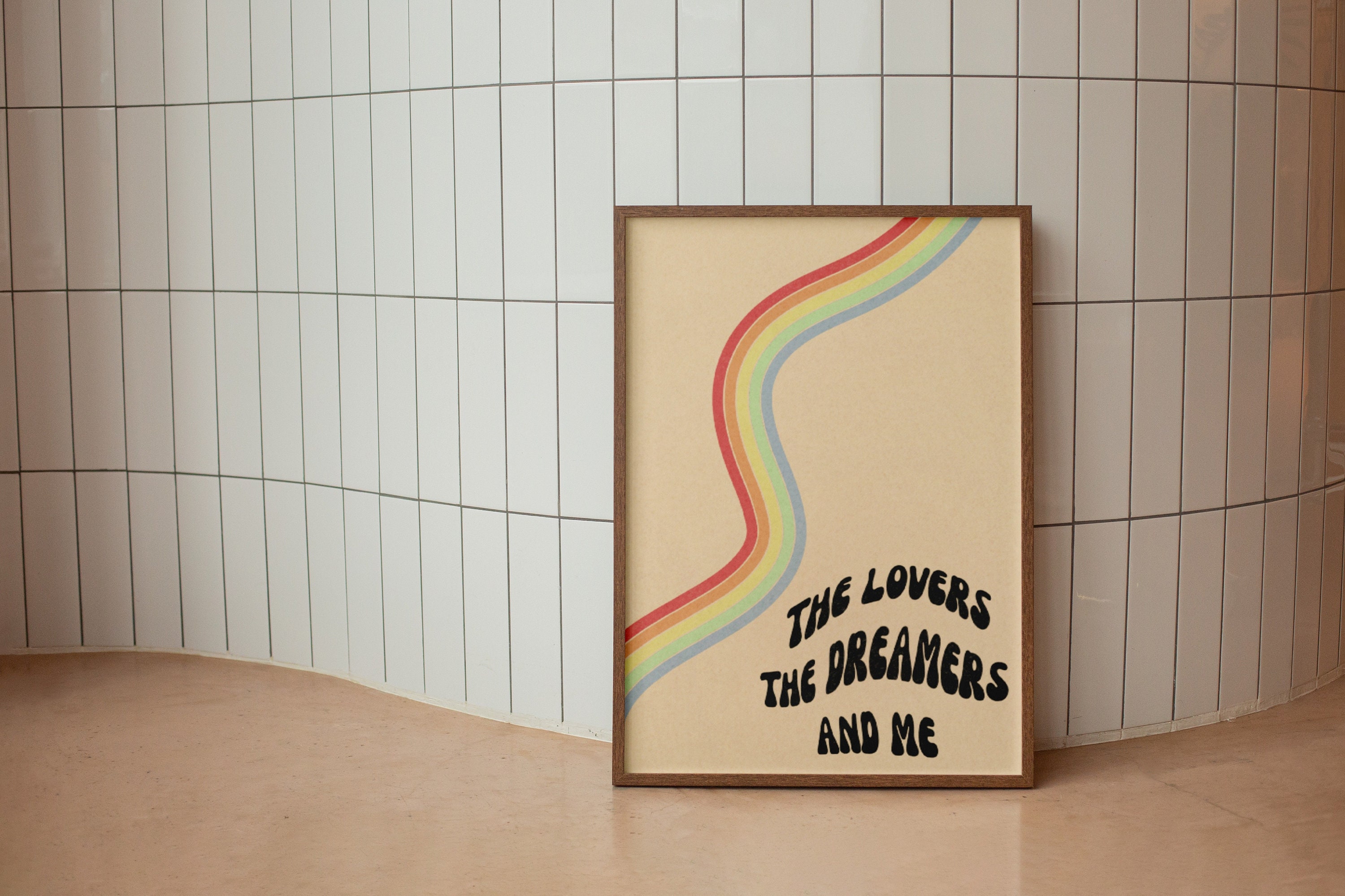 Rainbow connection downloadable wall art // muppets vintage art print // kermit inspired saying downloadable art