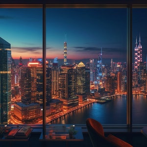 Zoom Virtual Backgrounds | Backdrop | Home Office | City Skyline | Home Office Background | Google Meet | Facebook | Microsoft Teams | WebEx