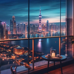 Zoom Virtual Backgrounds | Backdrop | Home Office | City Skyline | Home Office Background | Google Meet | Facebook | Microsoft Teams | WebEx